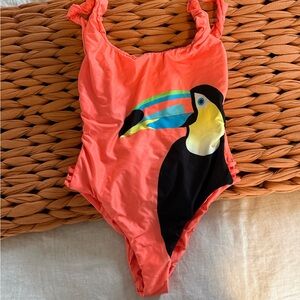 Coral Toucan Swimsuit